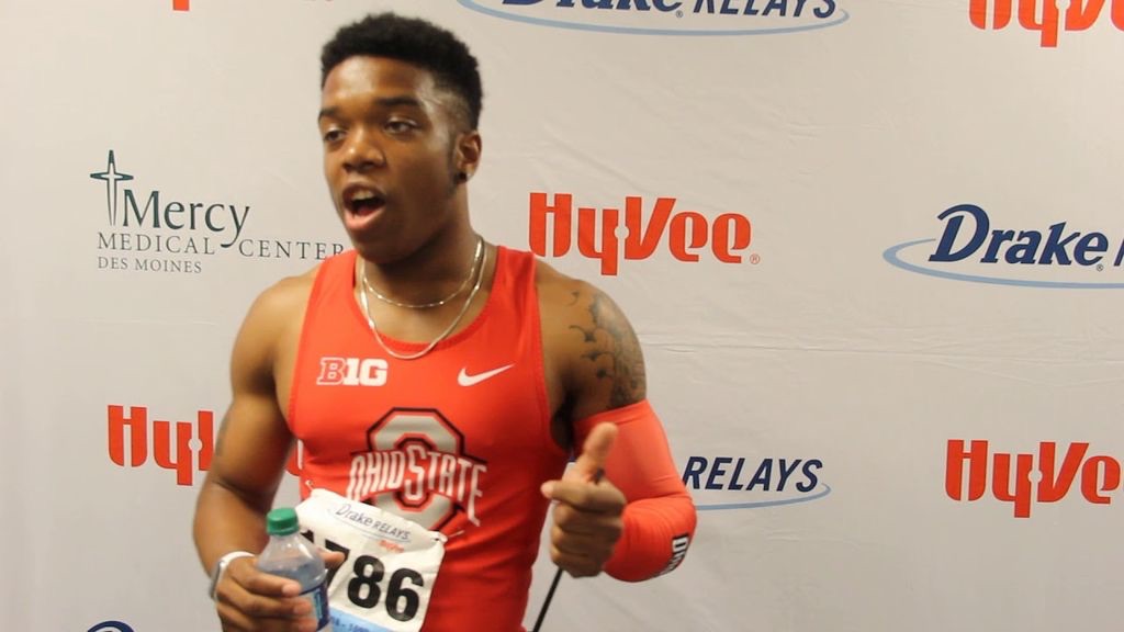 TTO Overseas Media Files : Eric Harrison 100m 200m sprint double Ohio State University